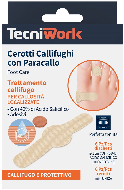Tecniwork Cerotto Callifugo 6+6 Pezzi
